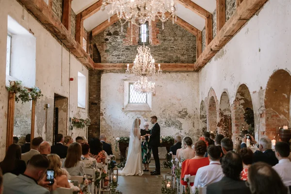 ceremony in stables