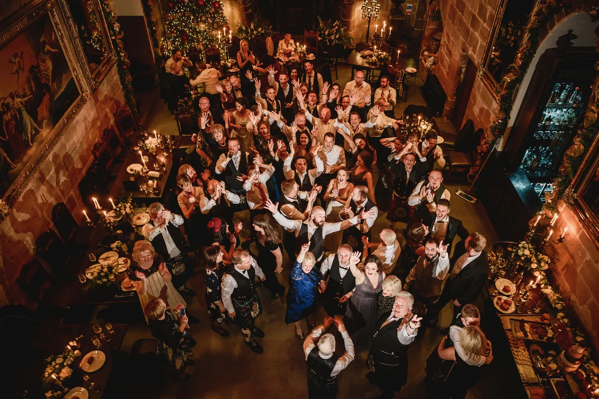 people dancing in hall