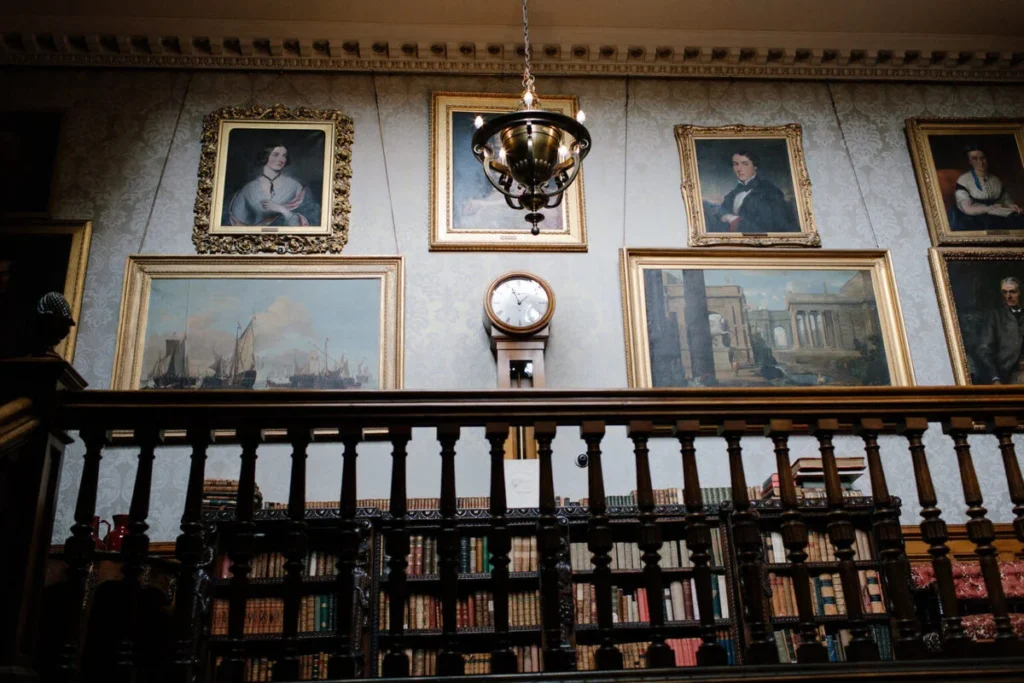 cambo house stair picture frames