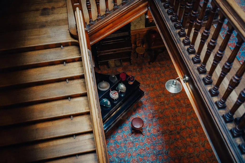 cambo house stairway rooms