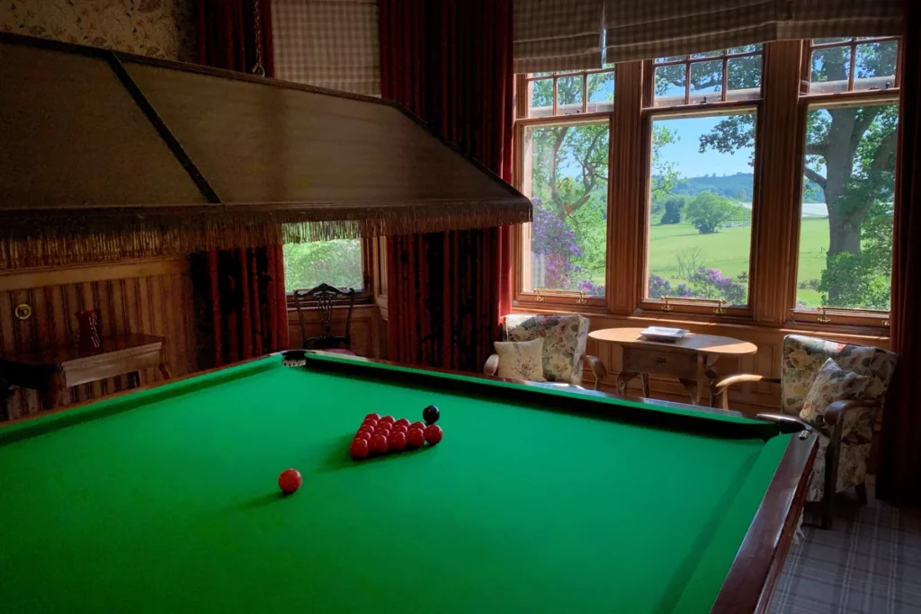dungarthill house billiard room