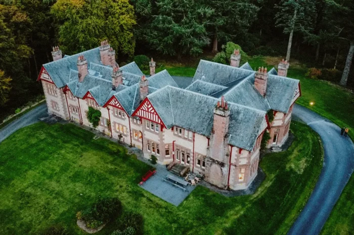 dungarthill house birds eye view