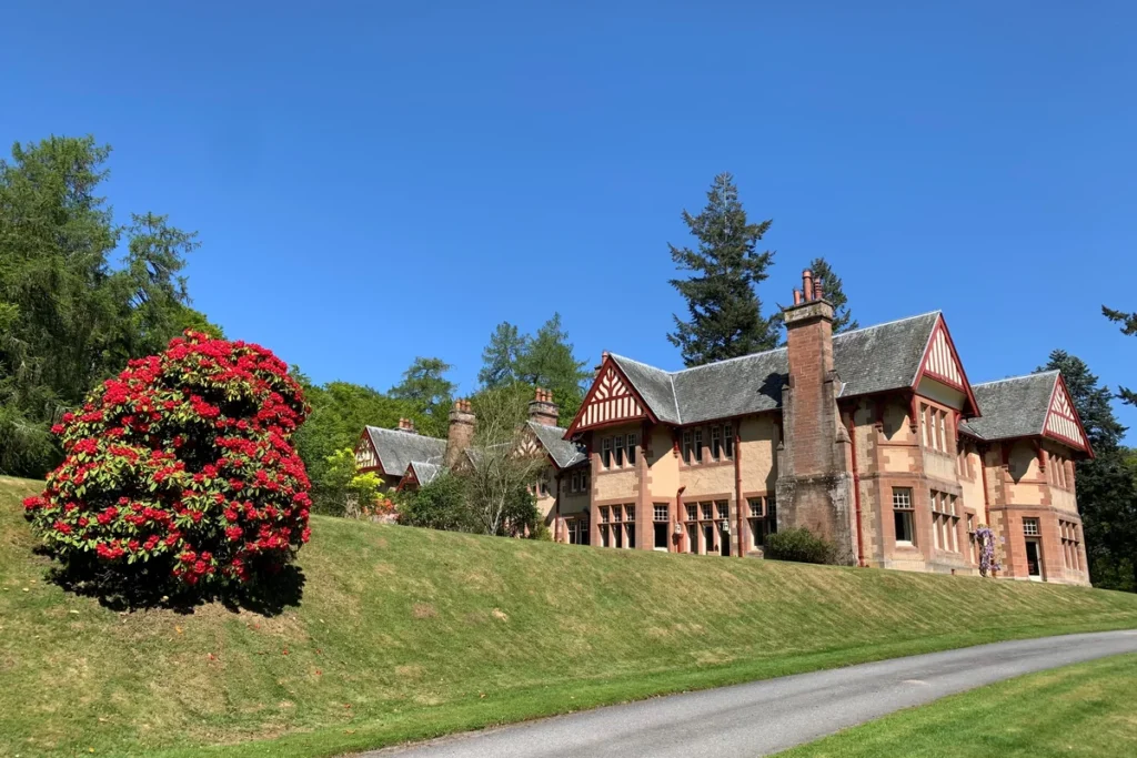 dungarthill house front view down hill
