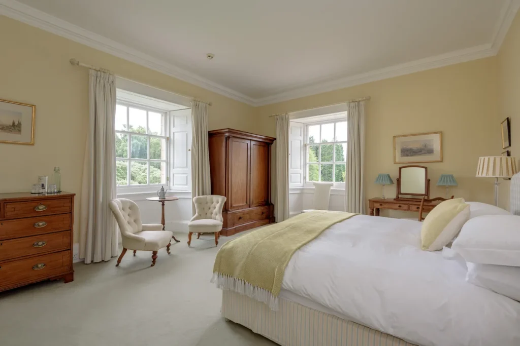 gilmerton house bedroom with window view