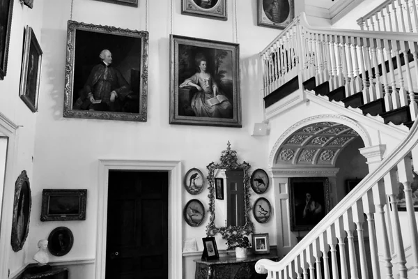 mapperton black and white stairs