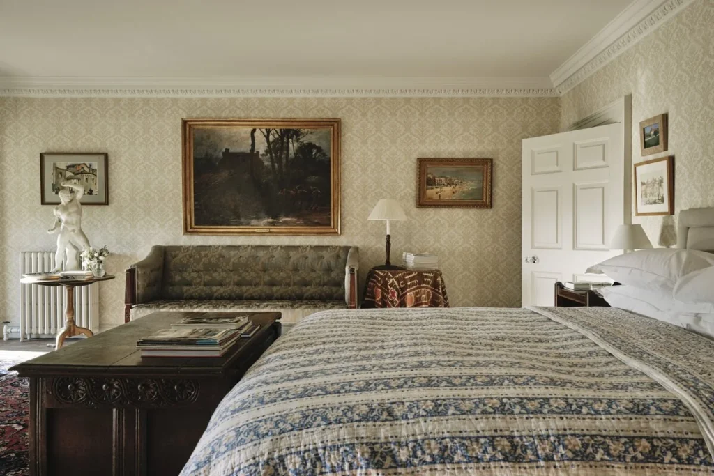 wolterton hall bedroom with lounger