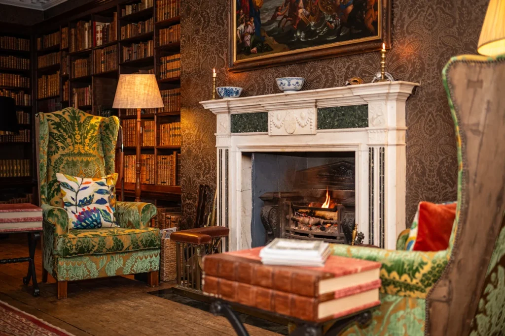 wolterton hall table fire place