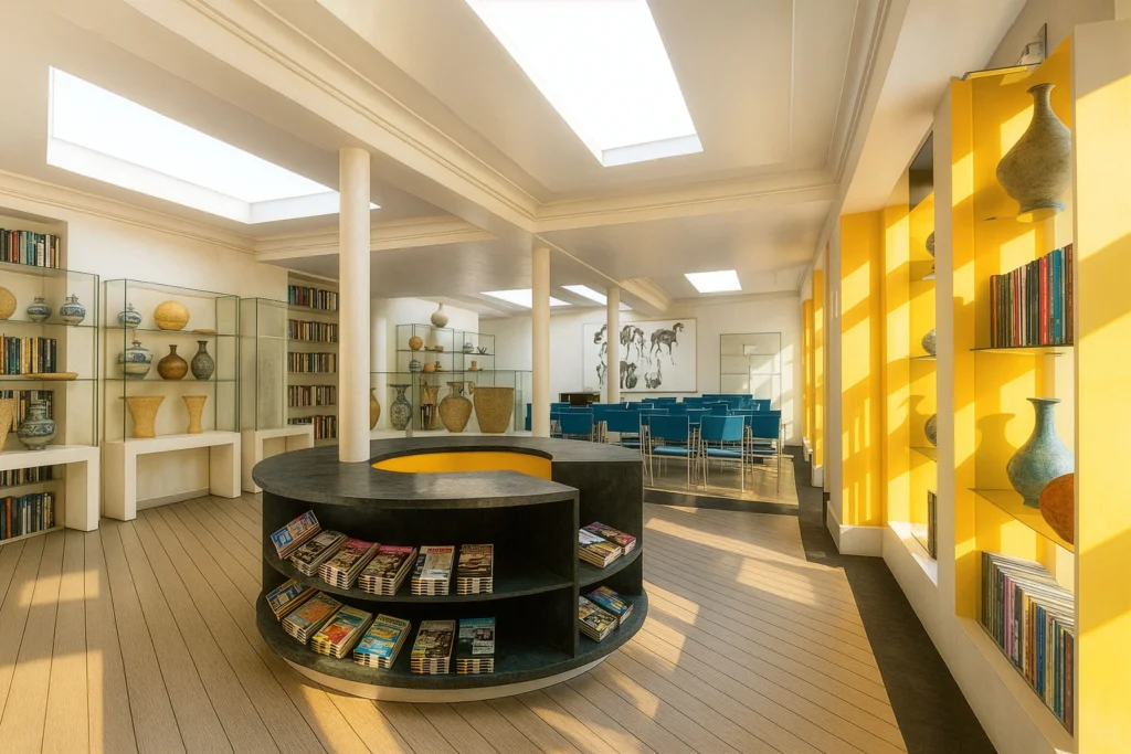 SocAntScot heritage hub interior space